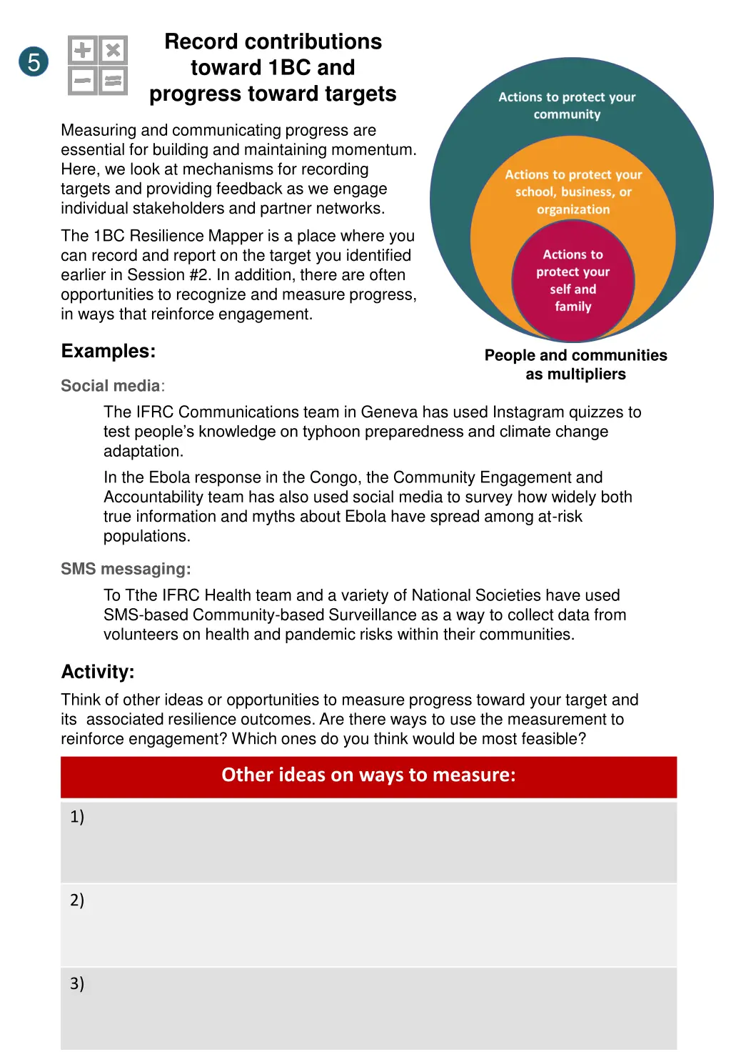 record contributions toward 1bc and progress