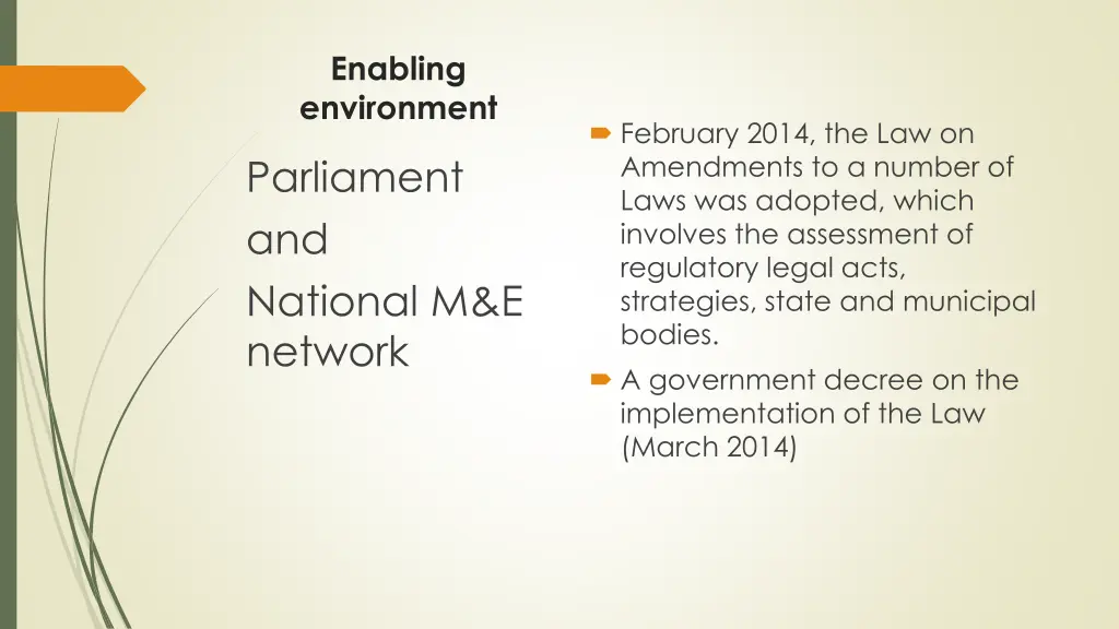 enabling environment