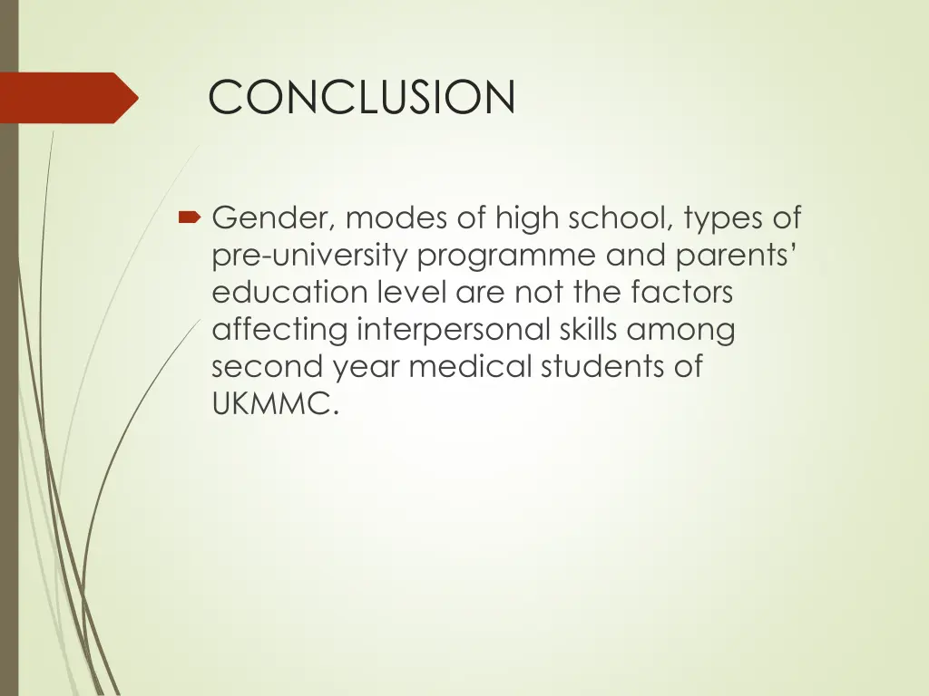 conclusion