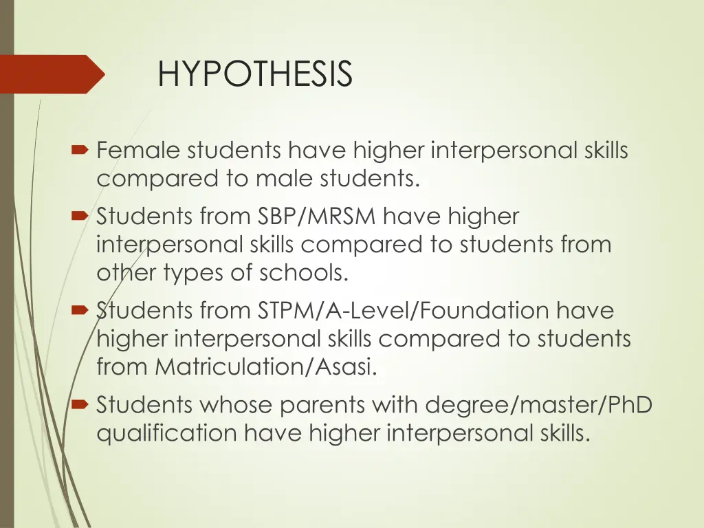 hypothesis