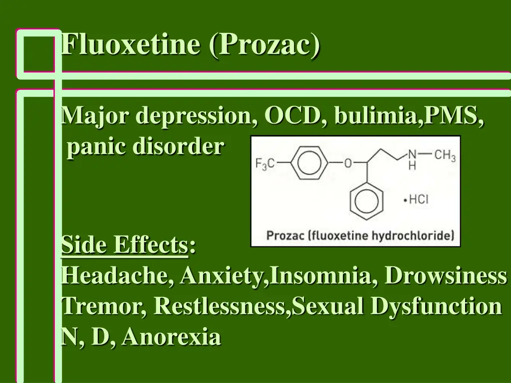 fluoxetine prozac