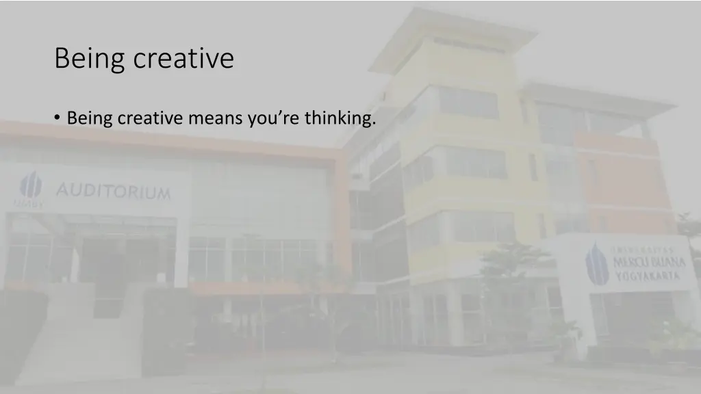 being creative 3