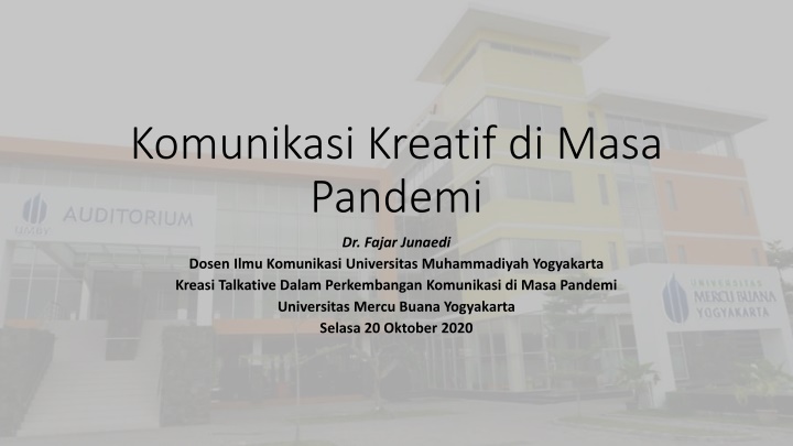 komunikasi kreatif di masa pandemi