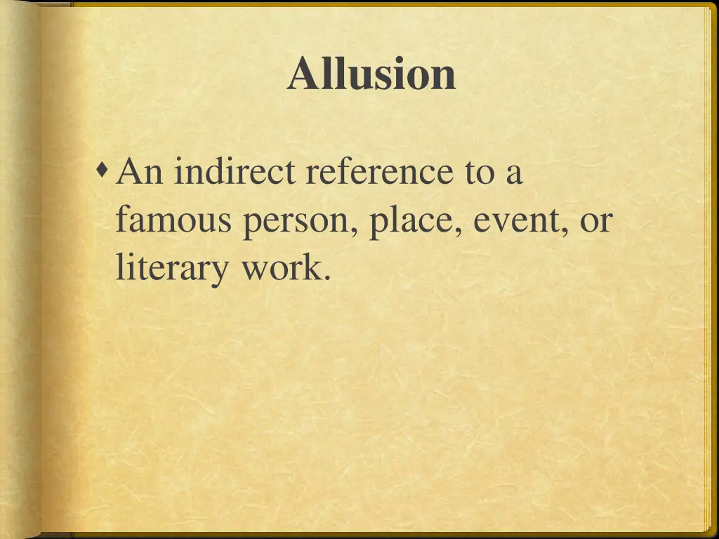 allusion