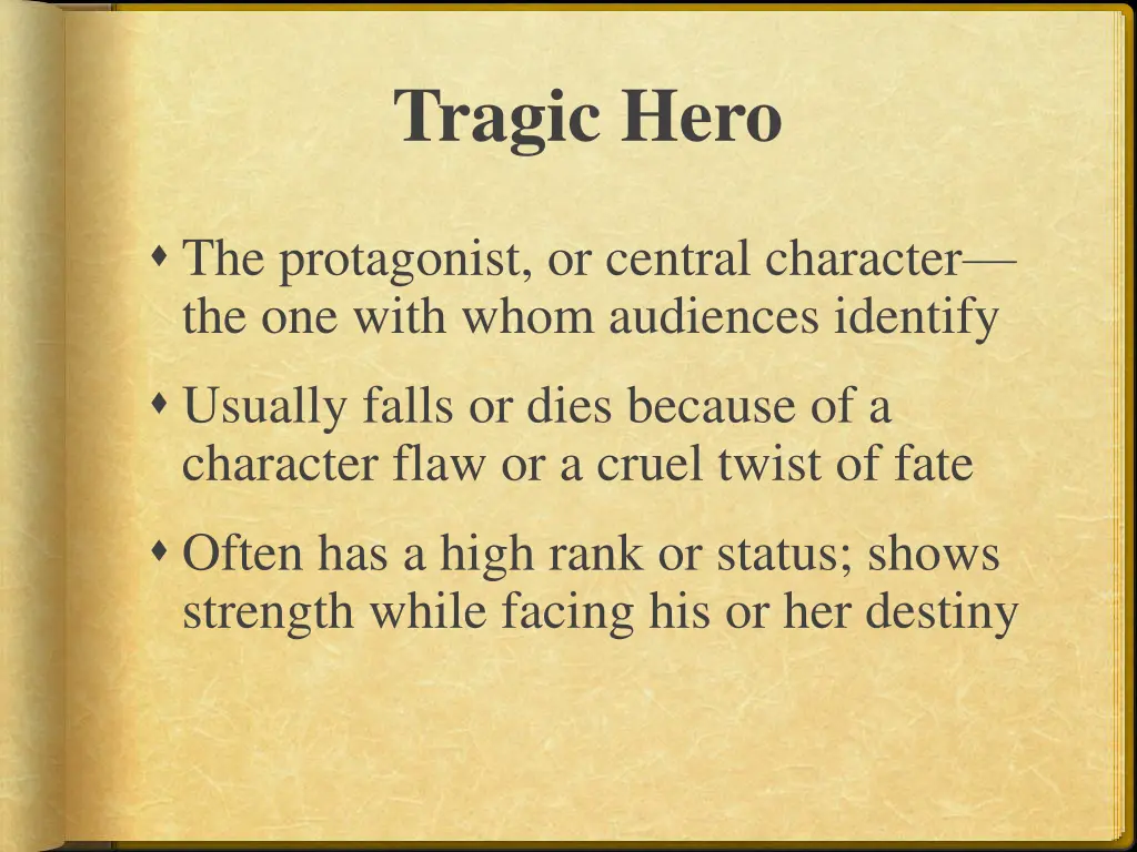 tragic hero