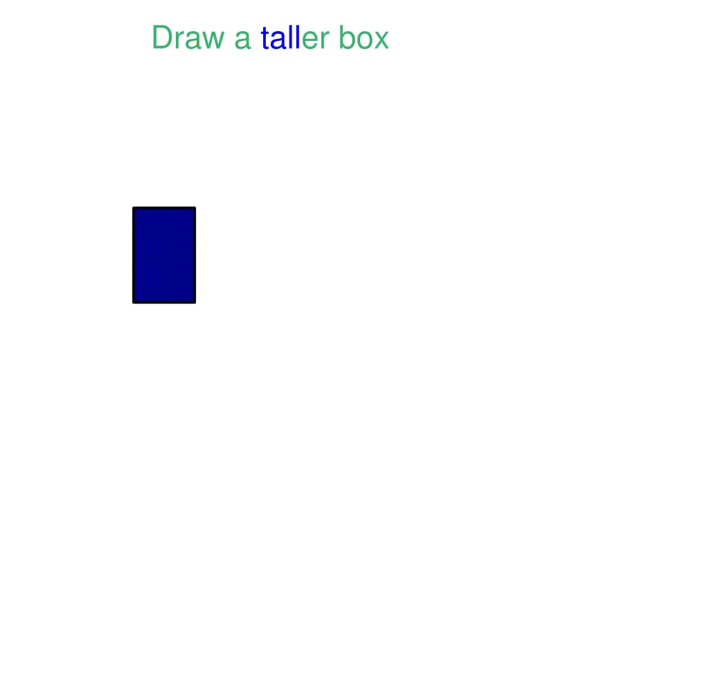 draw a taller box