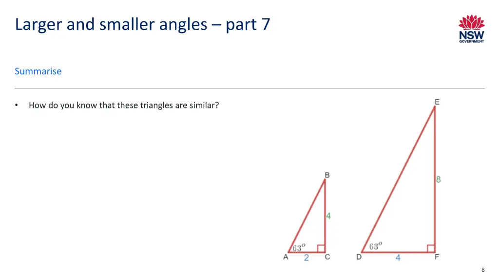 larger and smaller angles part 7