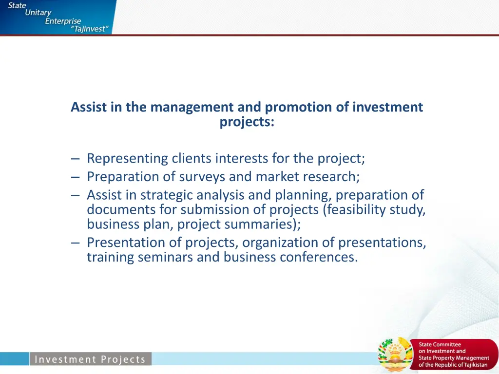 assist in the management and promotion