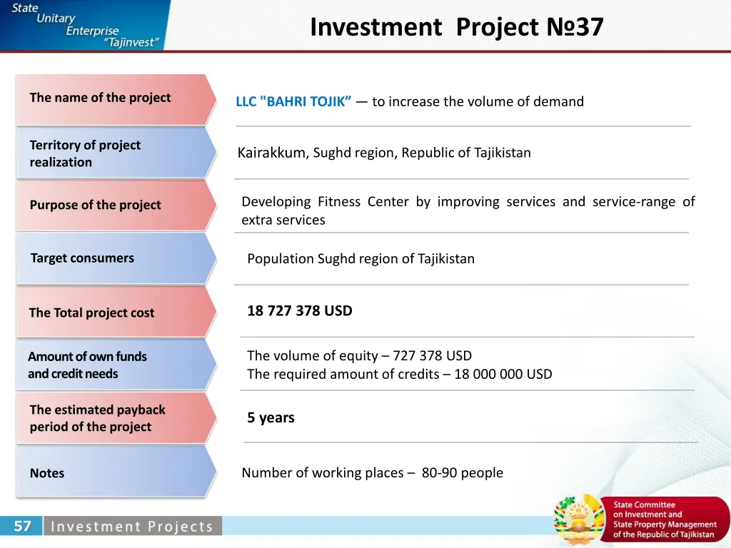 investment project 37