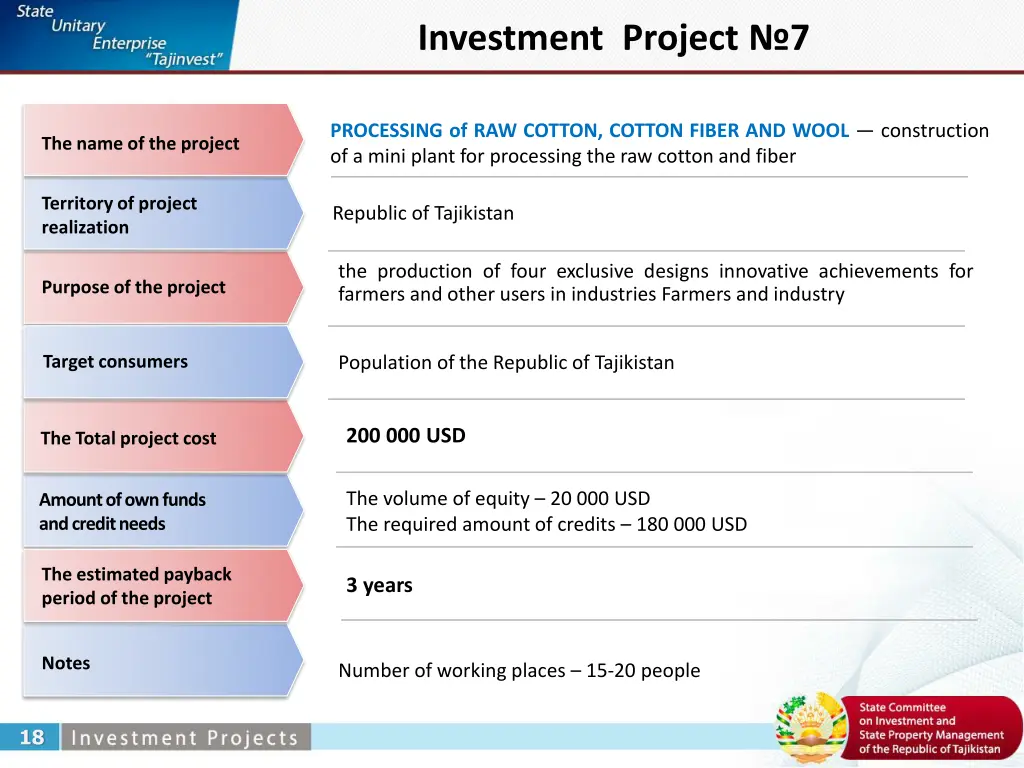 investment project 7
