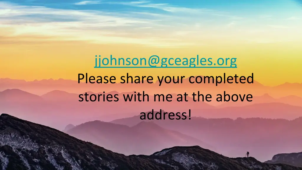 jjohnson@gceagles org please share your completed