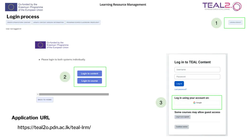 login process