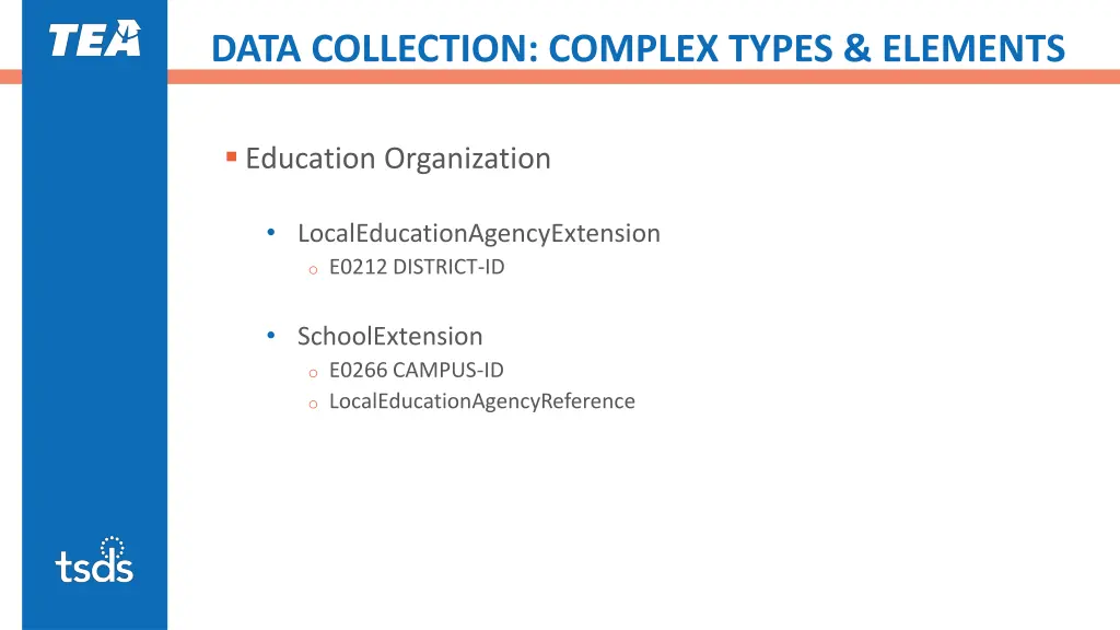 data collection complex types elements