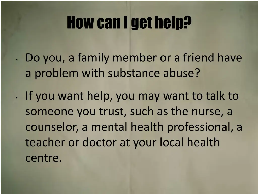 how can i get help
