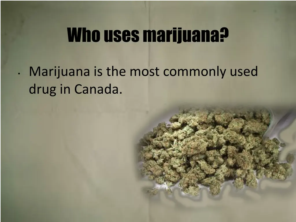 who uses marijuana