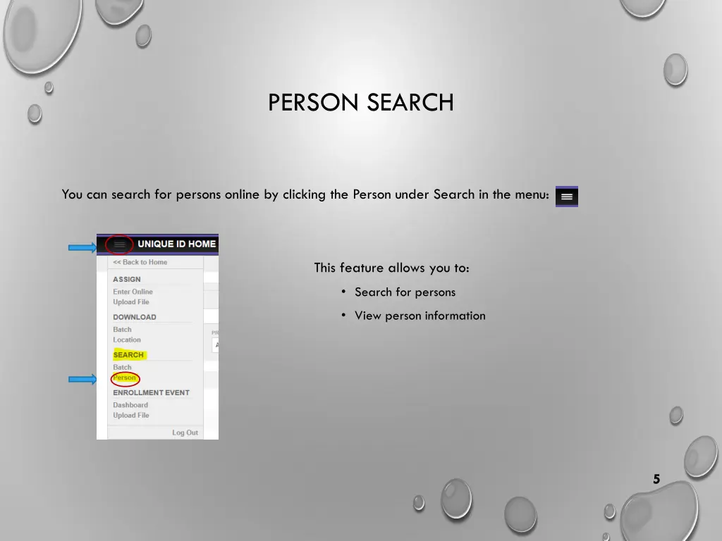 person search