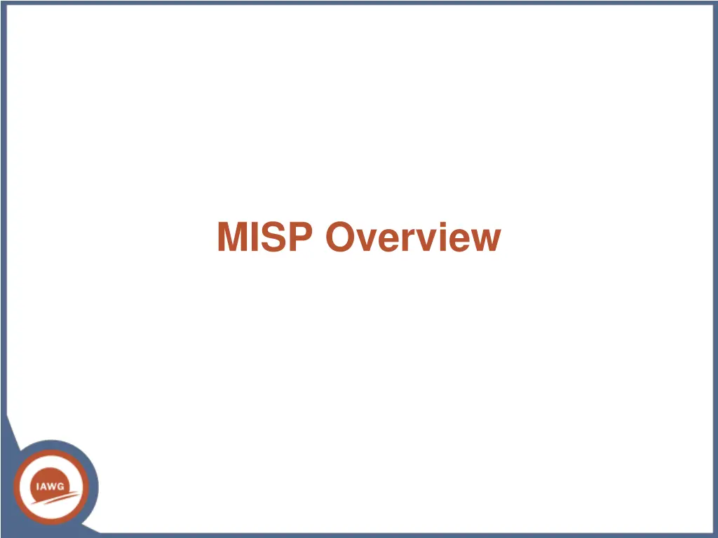 misp overview