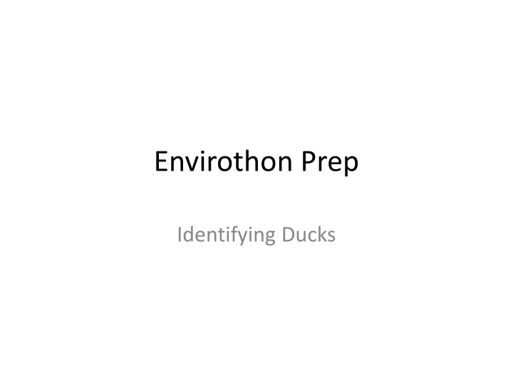 envirothon prep