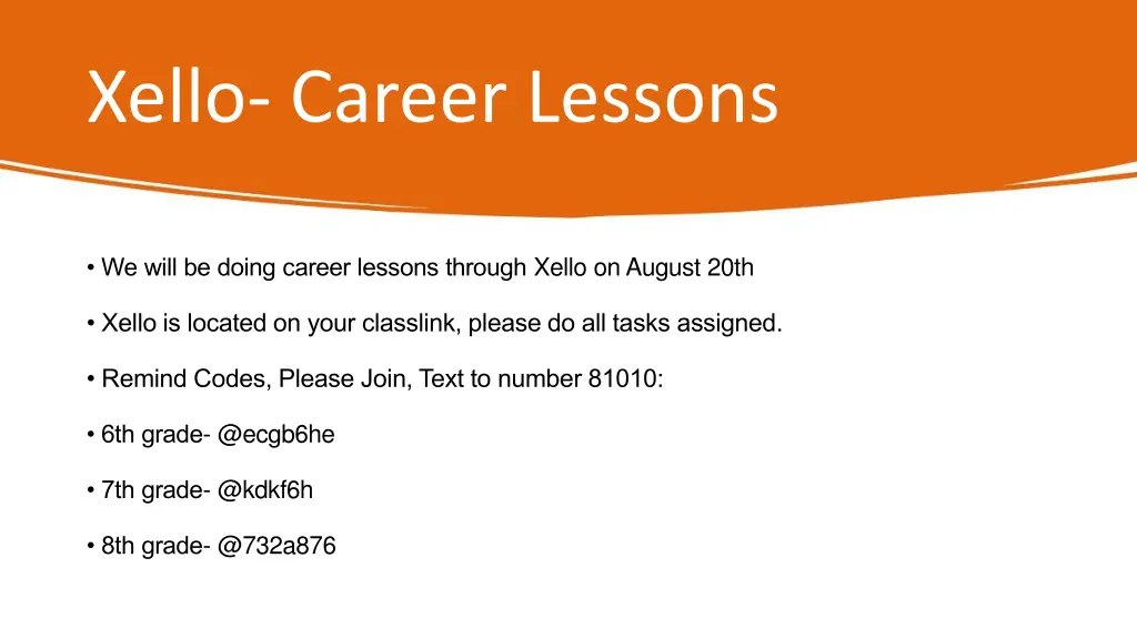 xello career lessons