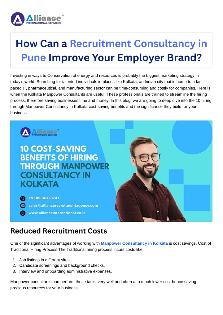 how can a recruitment consultancy in pune improve