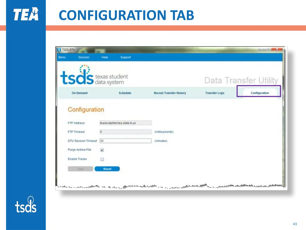 configuration tab 1