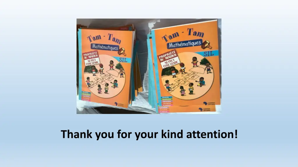 thank you for your kind attention
