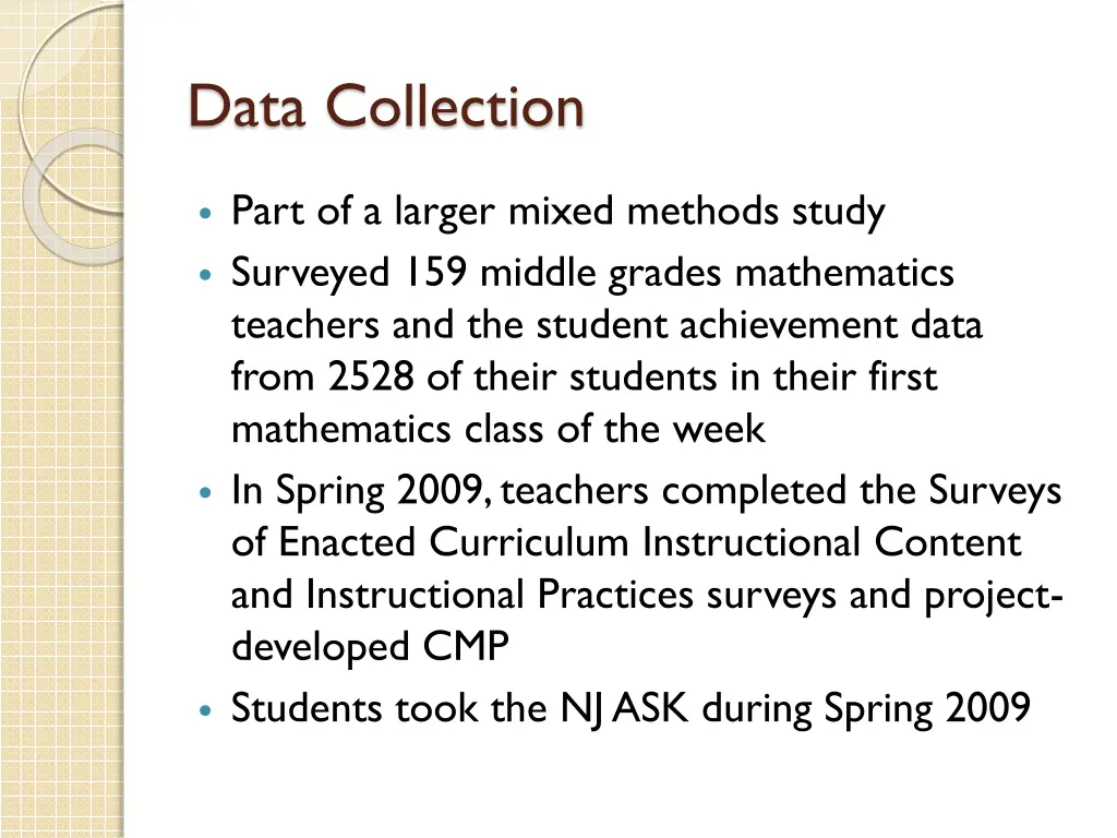 data collection