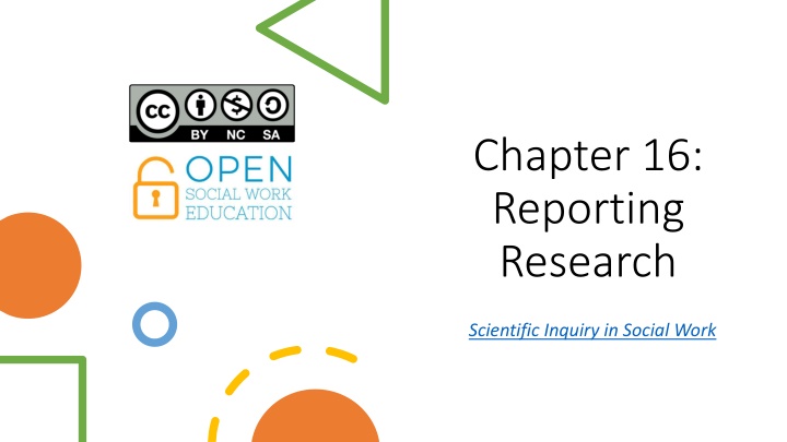 chapter 16 reporting research