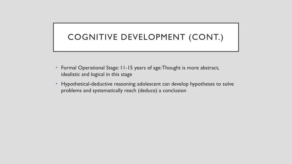 cognitive development cont 4