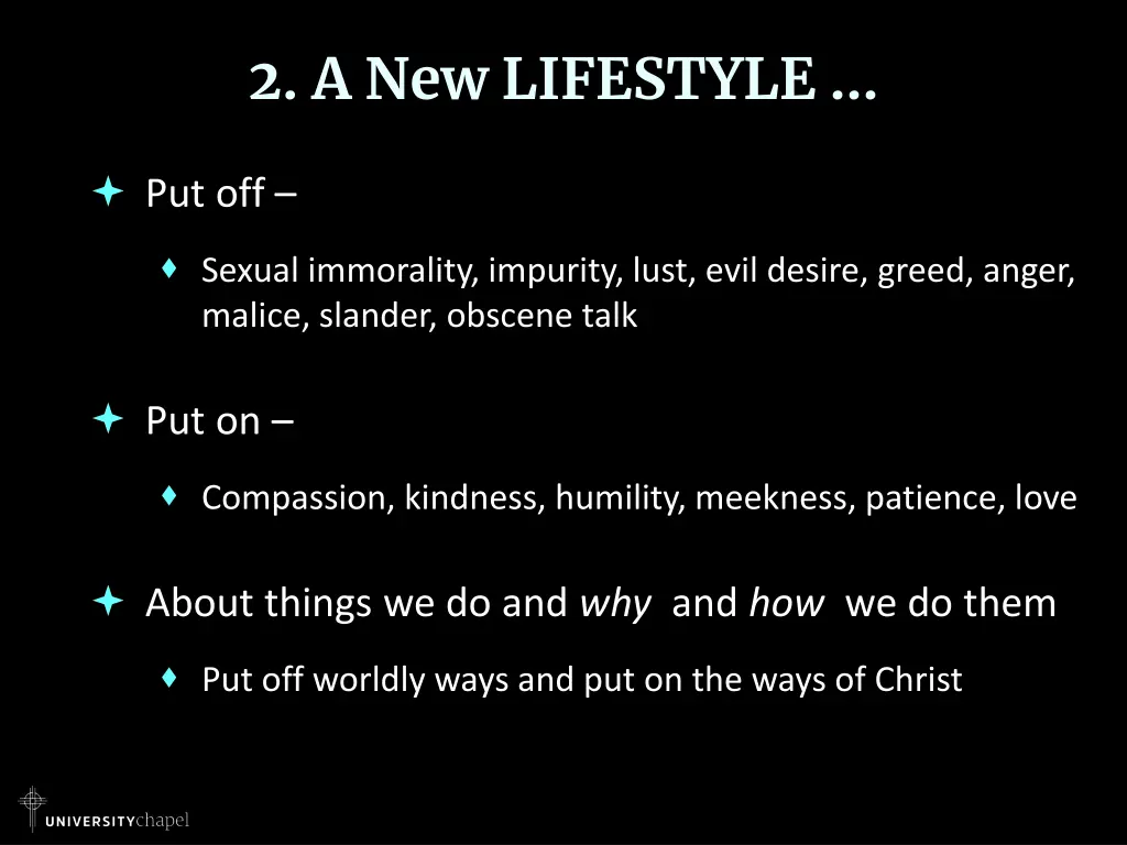 2 a new lifestyle 1