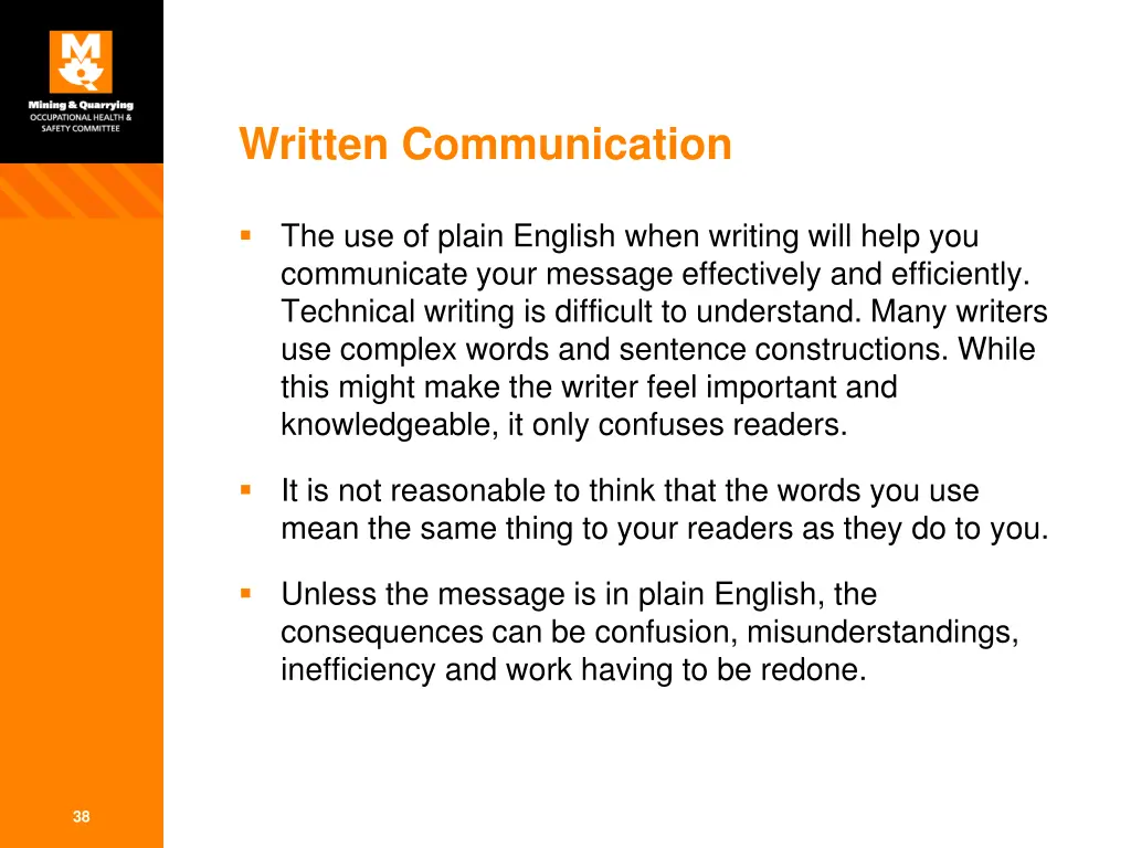 written communication 1