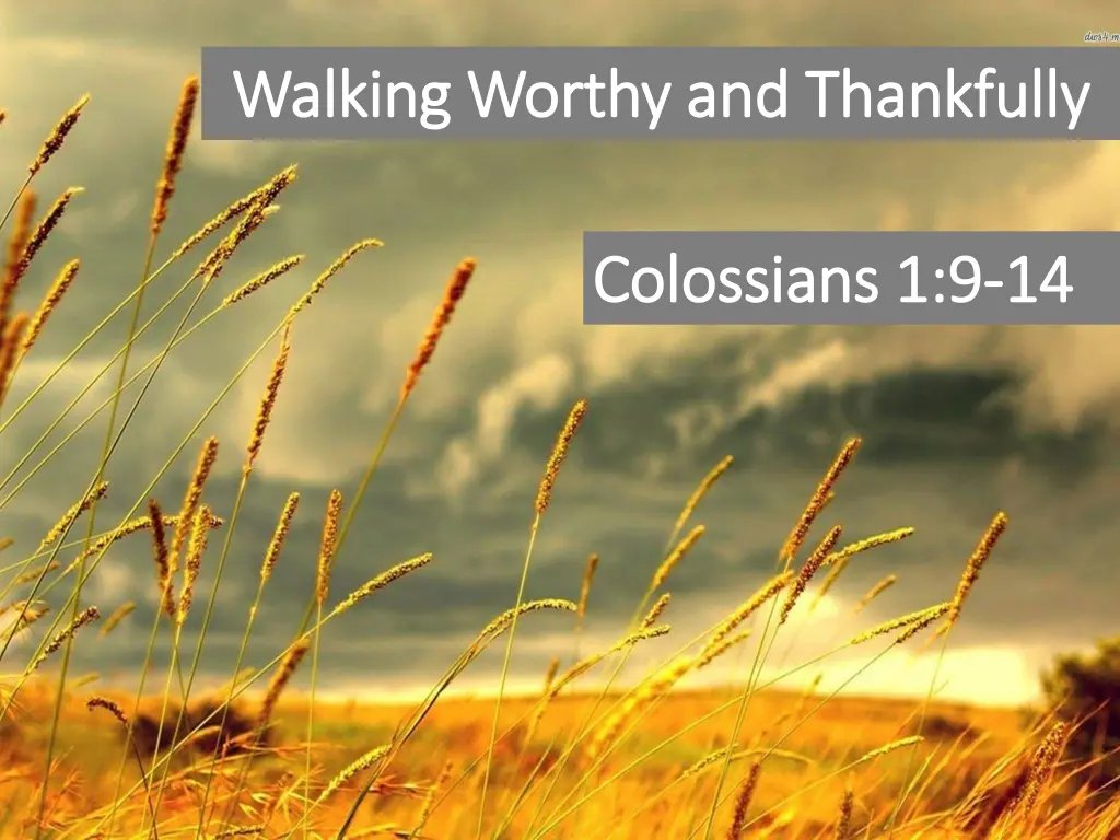 walking worthy and thankfully walking worthy 1