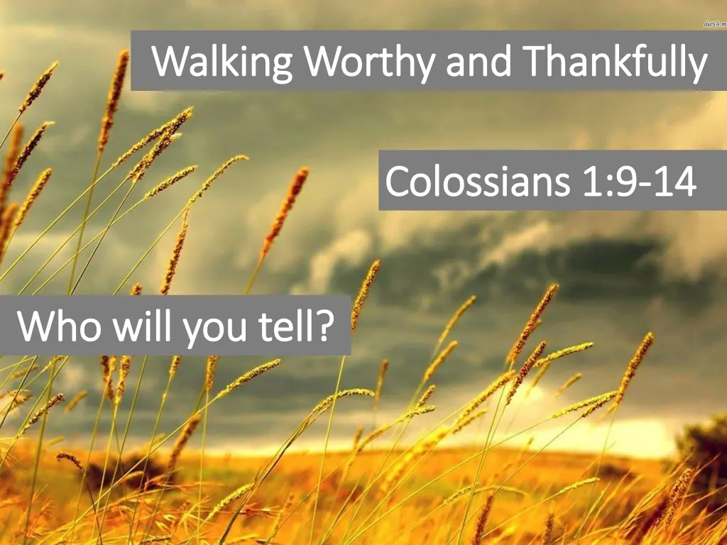 walking worthy and thankfully walking worthy 11