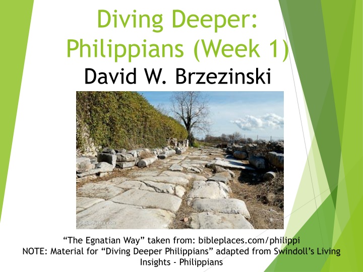 diving deeper philippians week 1 david