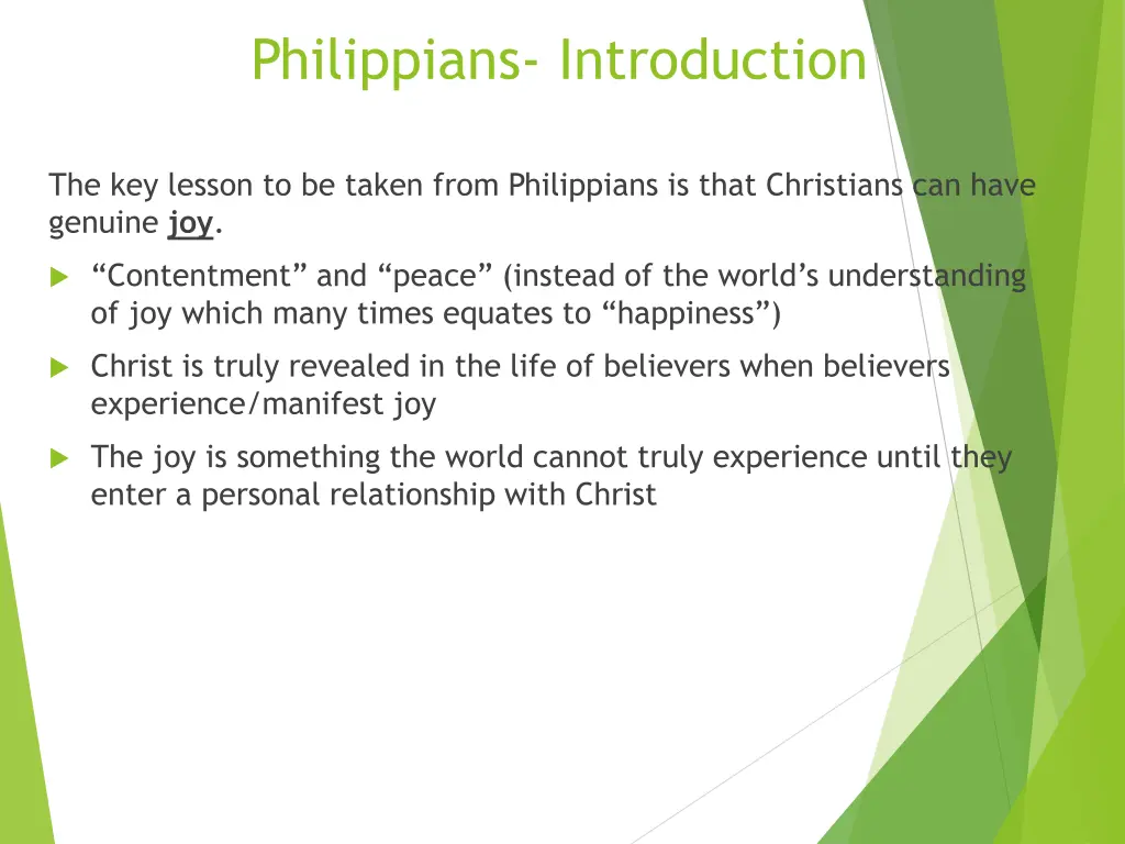 philippians introduction