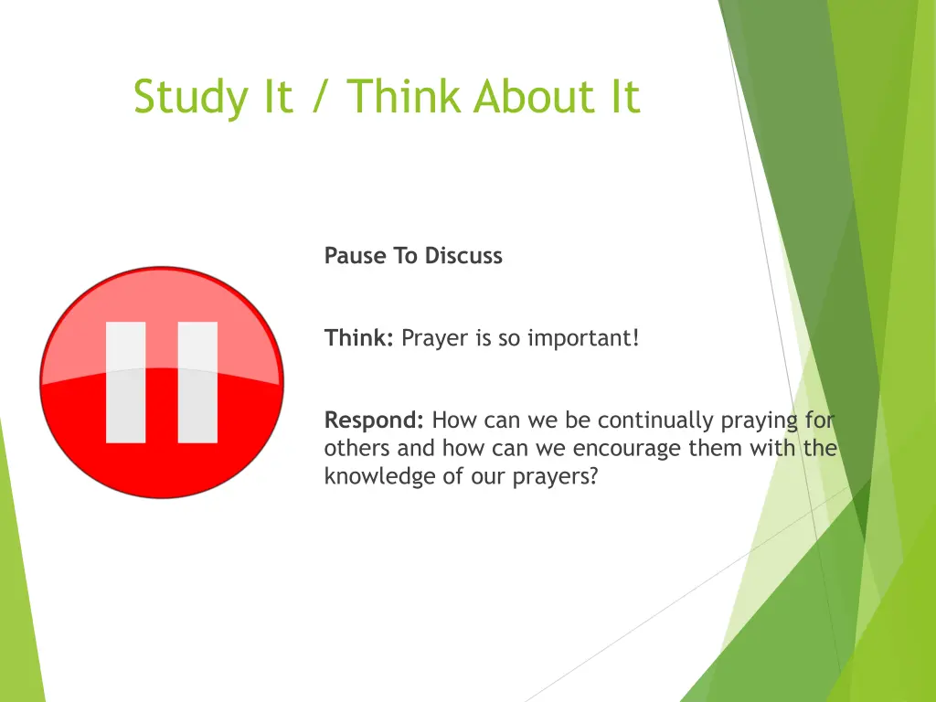 study it think about it 1