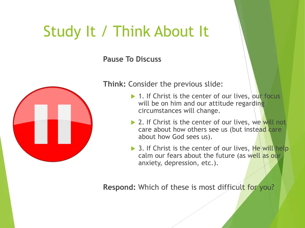 study it think about it 2