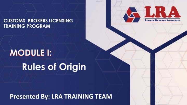 customs brokers licensing training program