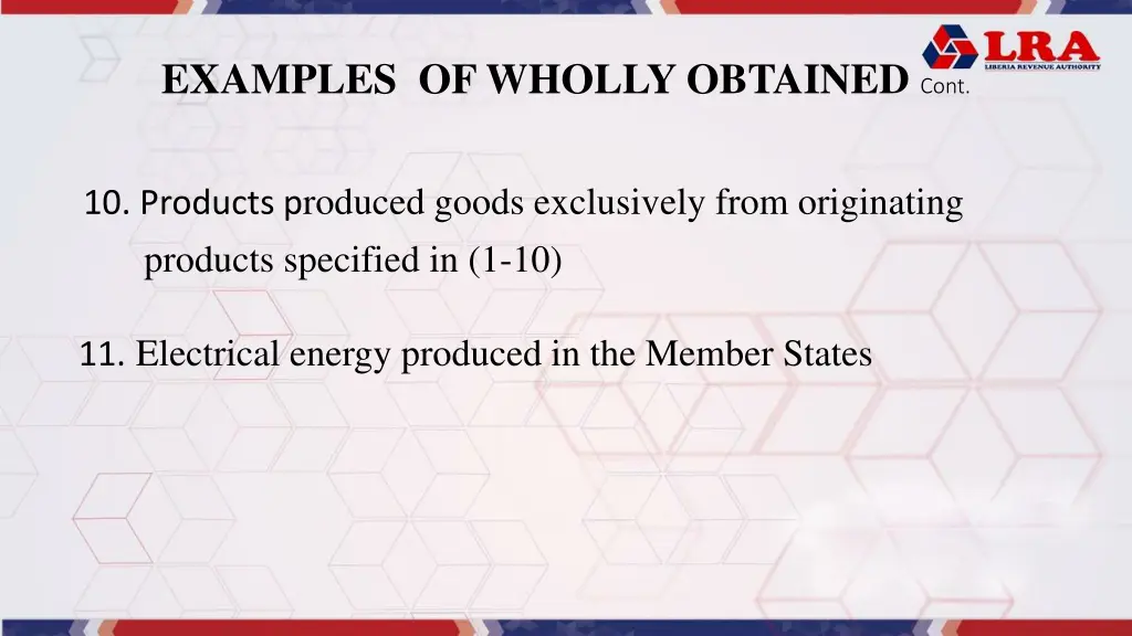 examples of wholly obtained cont 9