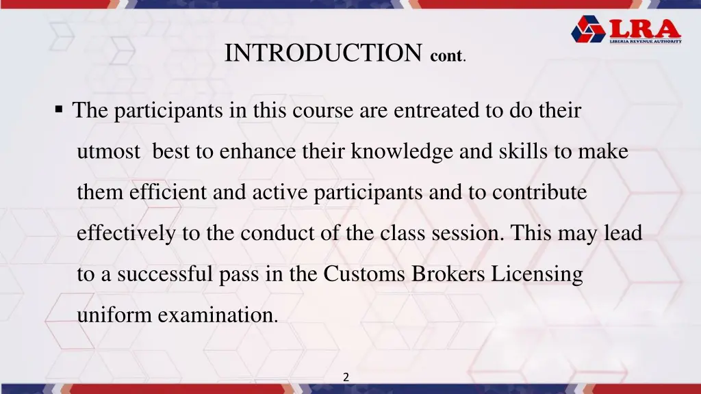 introduction cont