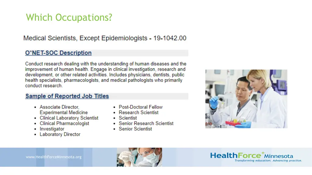 which occupations