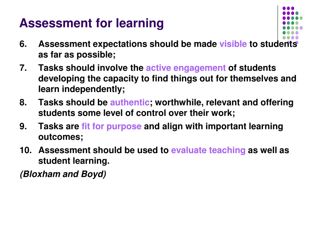 assessment for learning 2