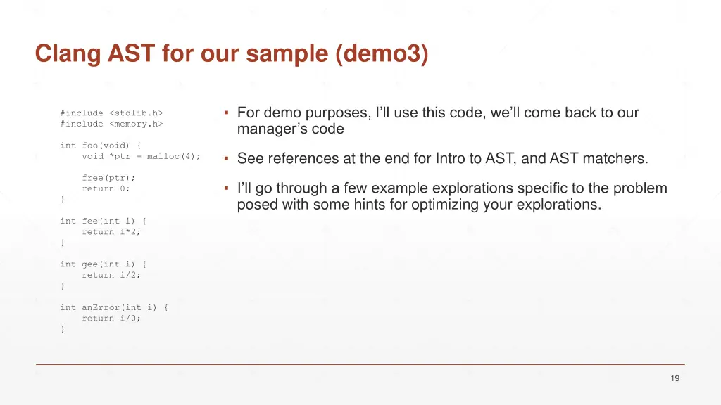 clang ast for our sample demo3