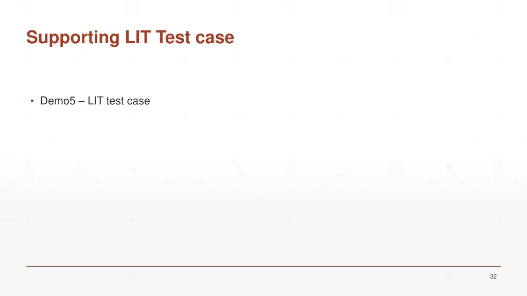 supporting lit test case 1