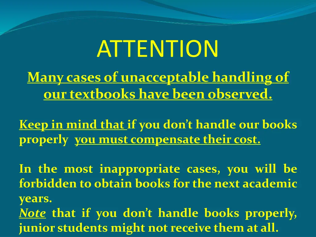 attention