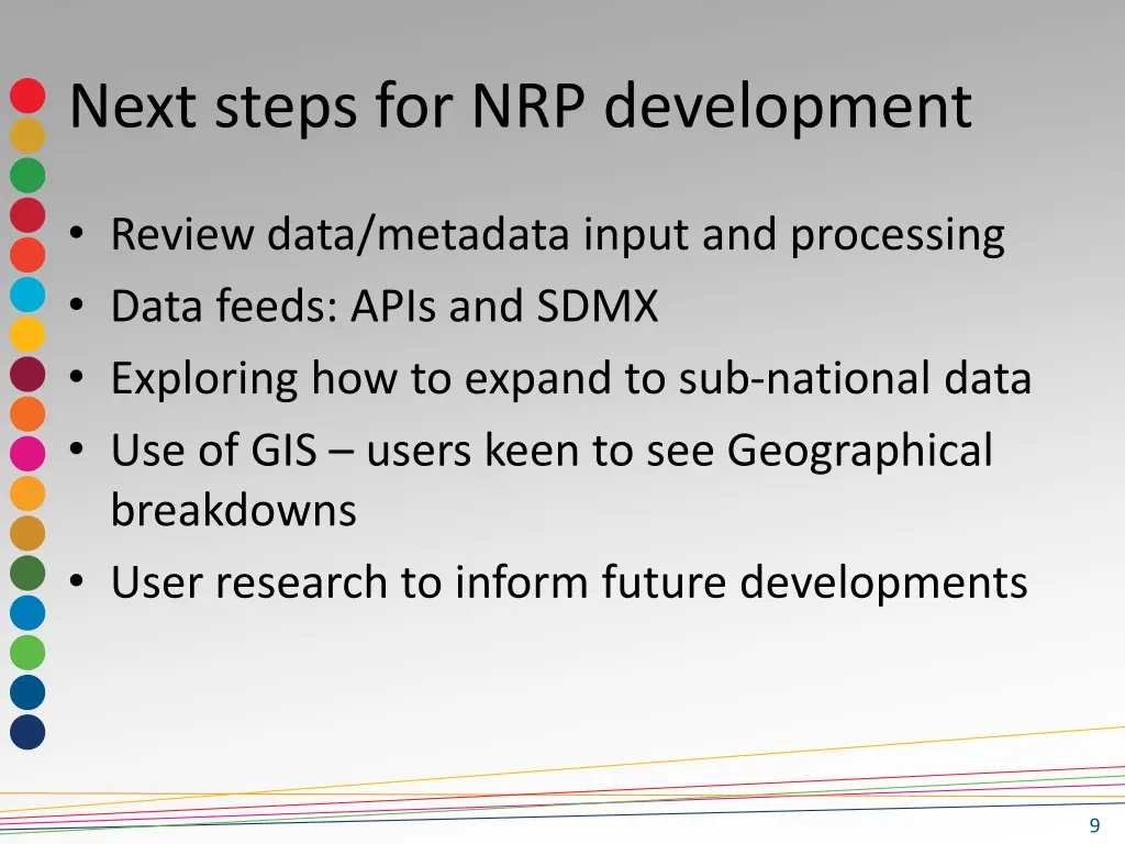 next steps for nrp development