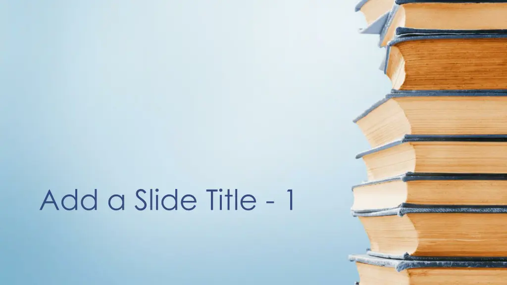add a slide title 1
