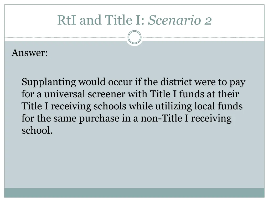 rti and title i scenario 2 1