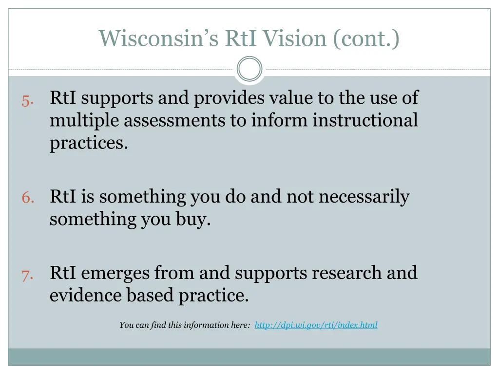wisconsin s rti vision cont