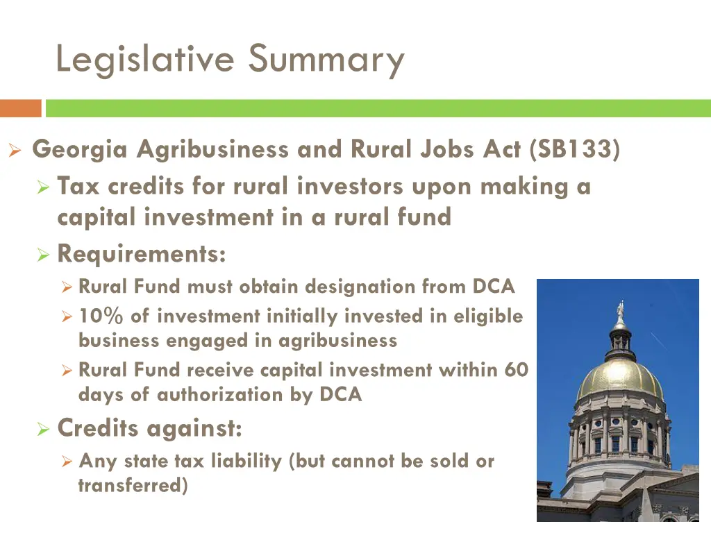 legislative summary 1